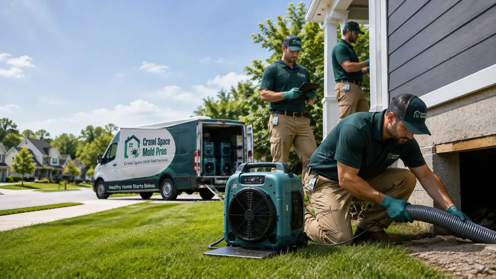 Crawl Space Mold Removal in Noblesville, IN